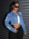 Cropped Denim Jacket