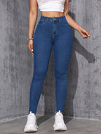 Skinny Casual Versatile Denim Jeans