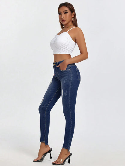 Low Cut Lady Denim Pants
