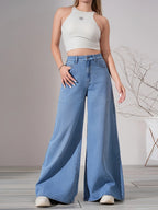 High Waist Wide-Leg Jeans