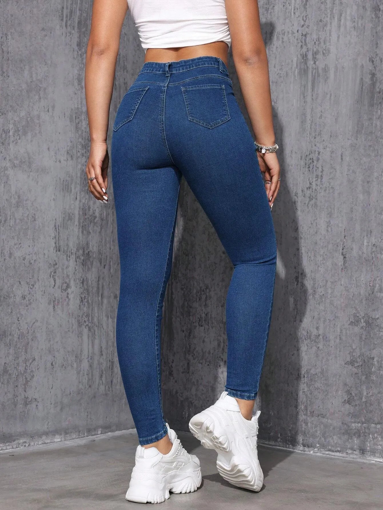 Skinny Casual Versatile Denim Jeans
