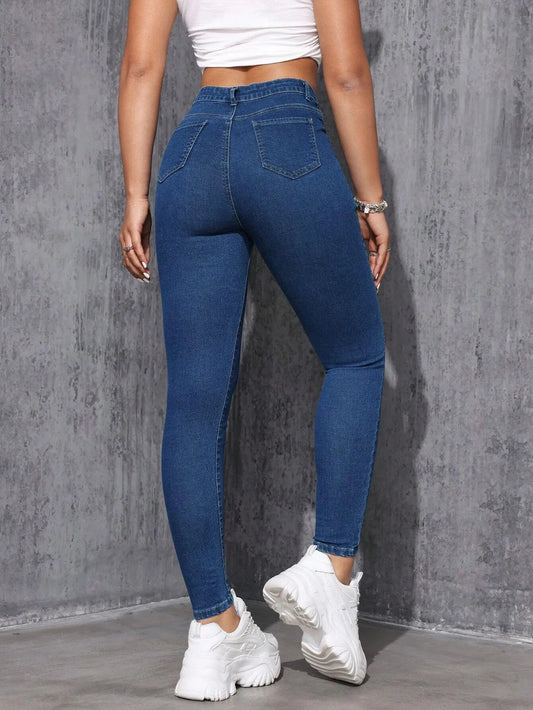 Skinny Casual Versatile Denim Jeans
