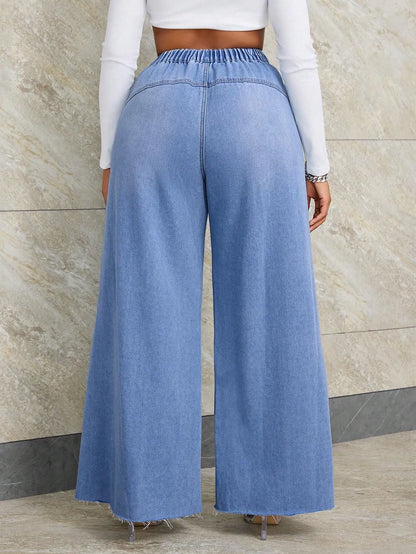 Casual Wide Leg Boyfriend Jeans
