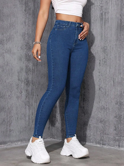 Skinny Casual Versatile Denim Jeans