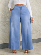 Casual Wide Leg Boyfriend Jeans