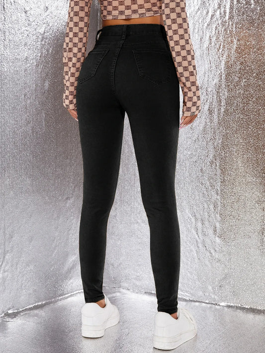 Skinny Casual Versatile Denim Jeans