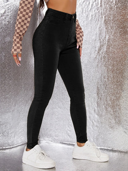 Skinny Casual Versatile Denim Jeans