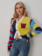 W Knitted Button Up Cardigans