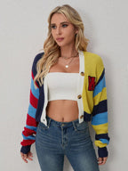 W Knitted Button Up Cardigans