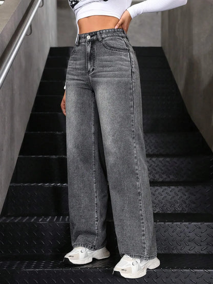 Loose Fit Casual Denim Jeans