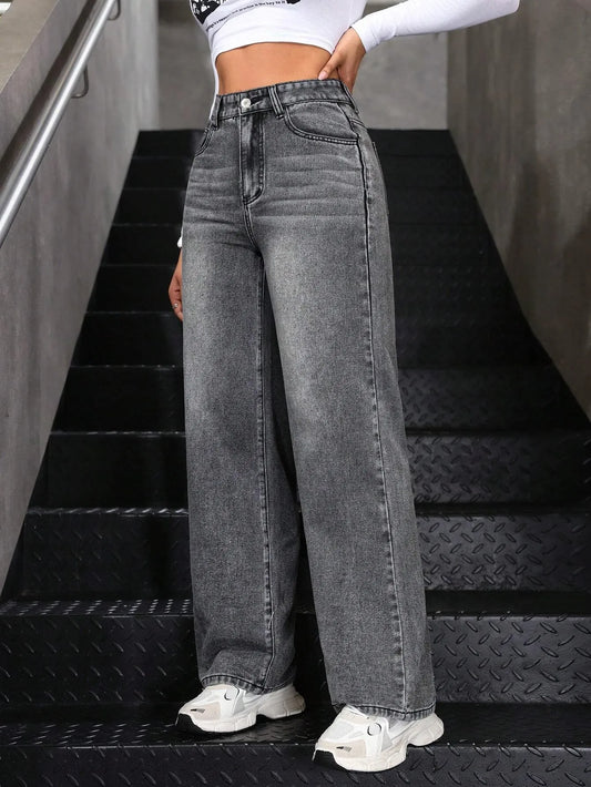 Loose Fit Casual Denim Jeans