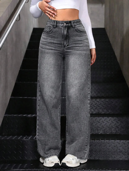 Loose Fit Casual Denim Jeans