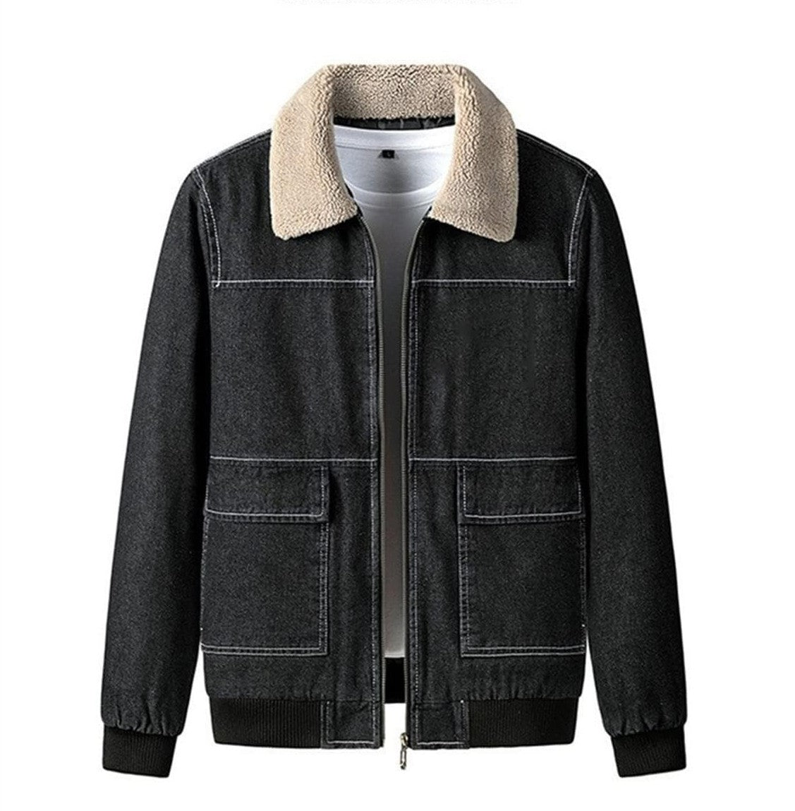 Top-stitching Lined Jacket