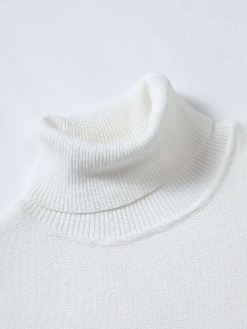 Men Solid Turtleneck Sweater