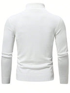 Men Solid Turtleneck Sweater