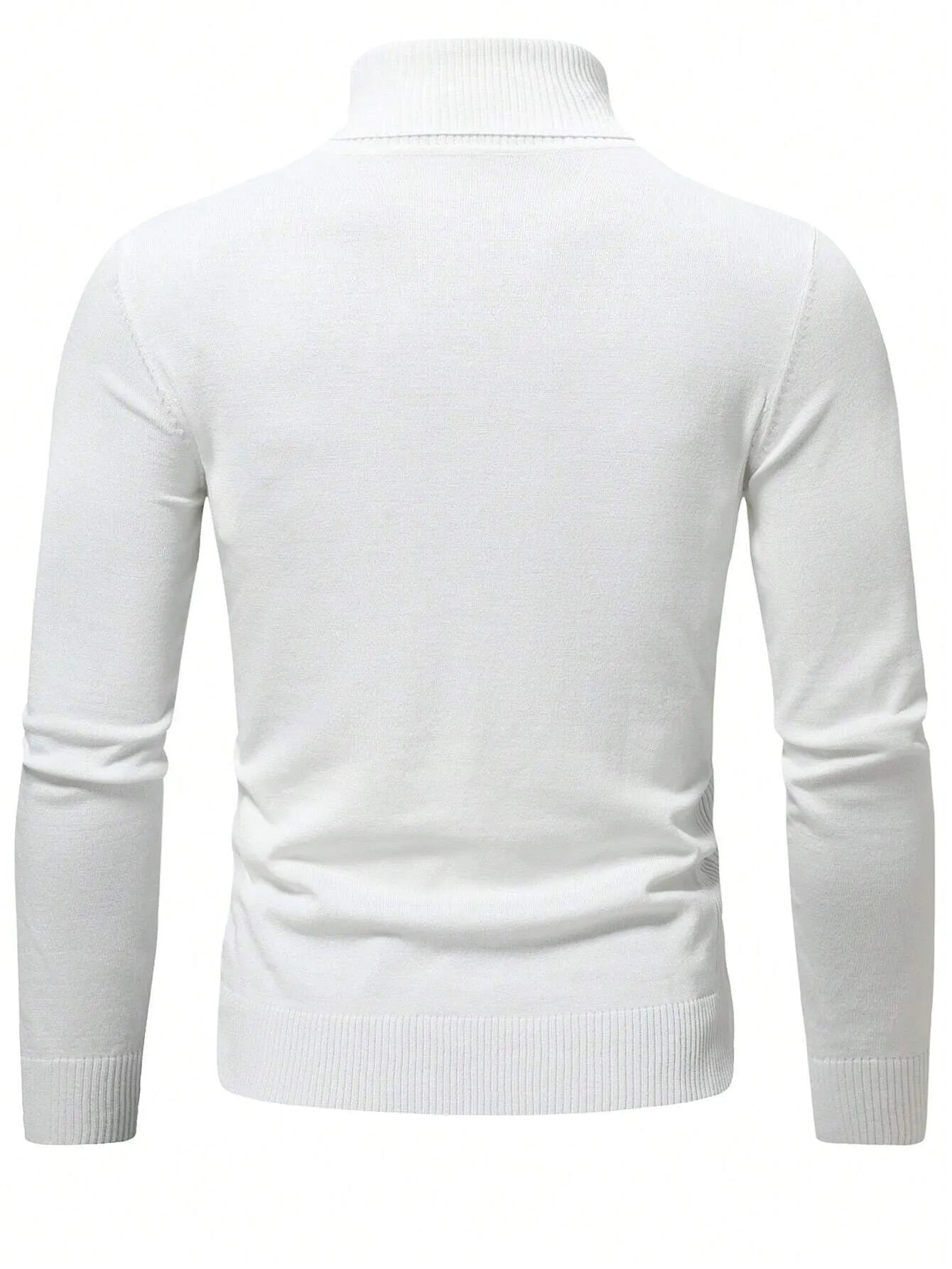 Men Solid Turtleneck Sweater
