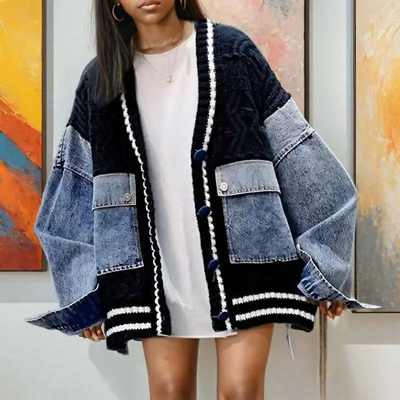 Drop Shoulder Oversized Cardigan