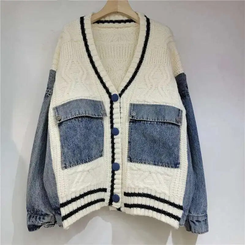 Drop Shoulder Oversized Cardigan