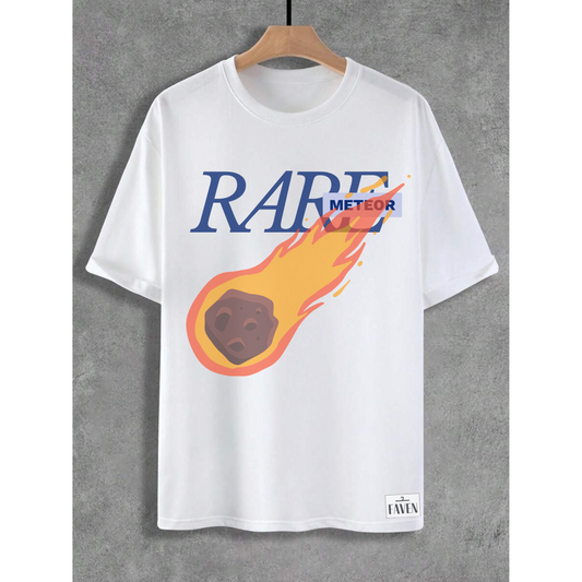 RARE METEOR Oversized Round Neck Shirt