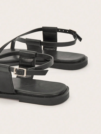 Ankle Strap Flat Sandals