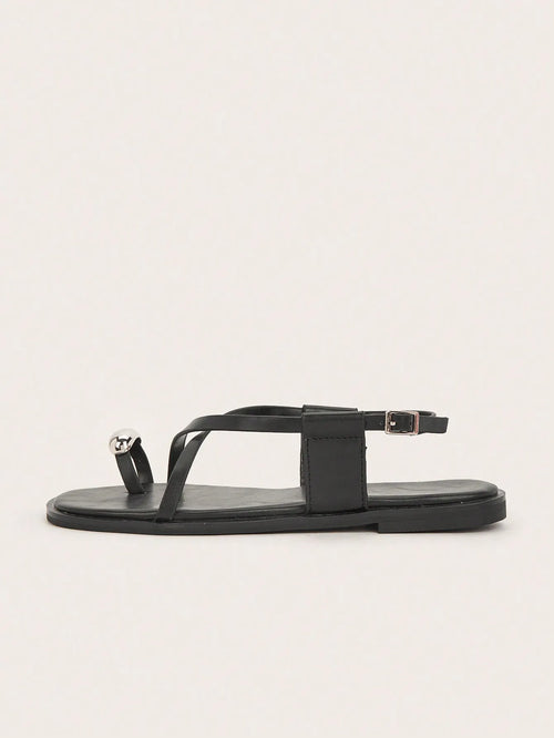Ankle Strap Flat Sandals