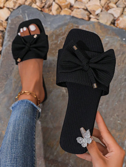 Slip On Open Toe Slide Sandals