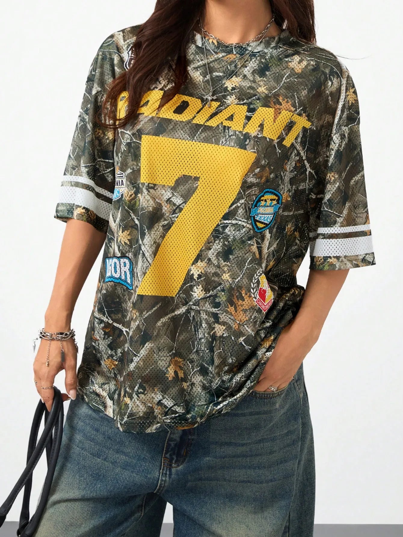 Graphics Athletic Over Size T Shirt