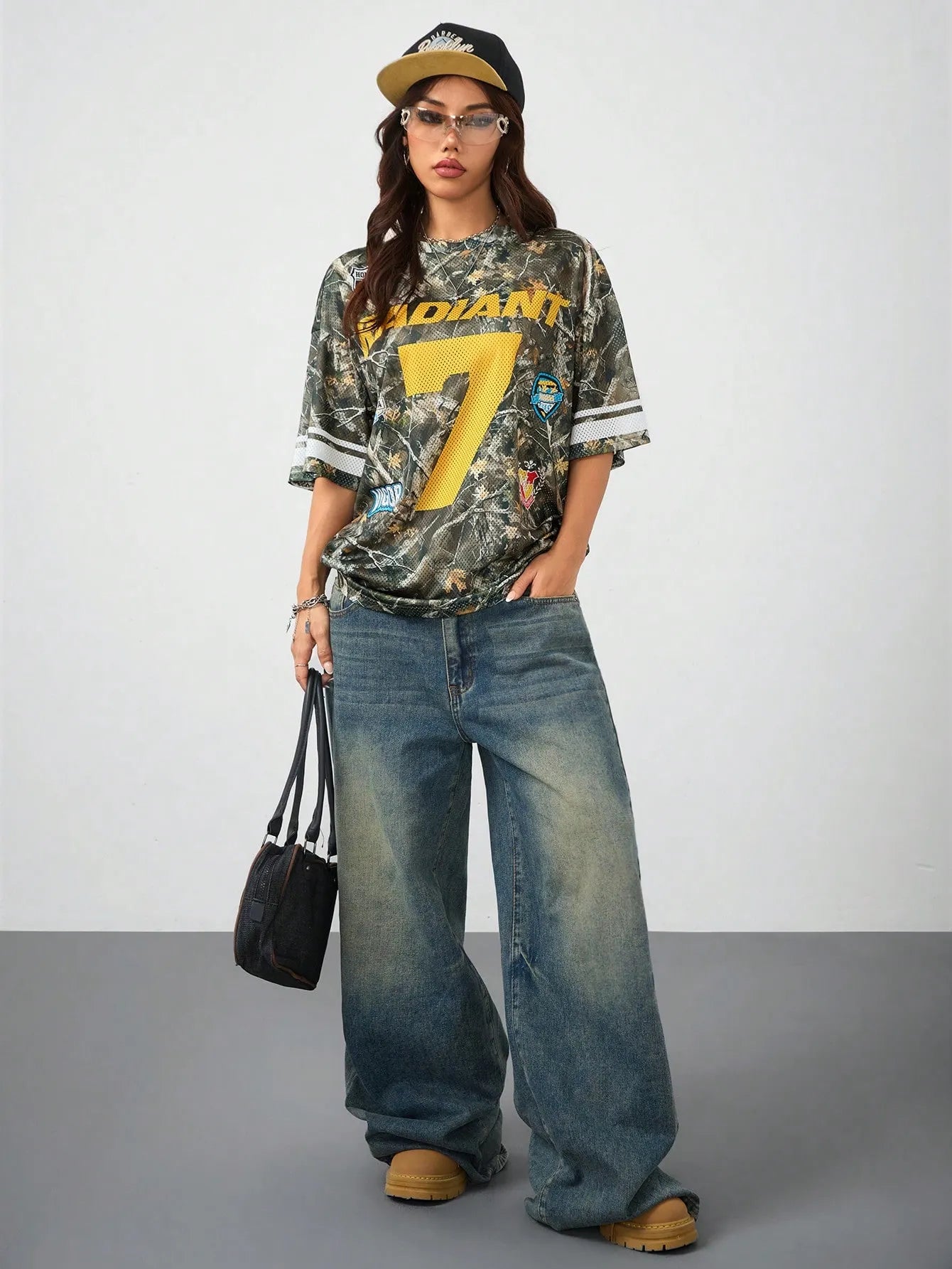 Graphics Athletic Over Size T Shirt
