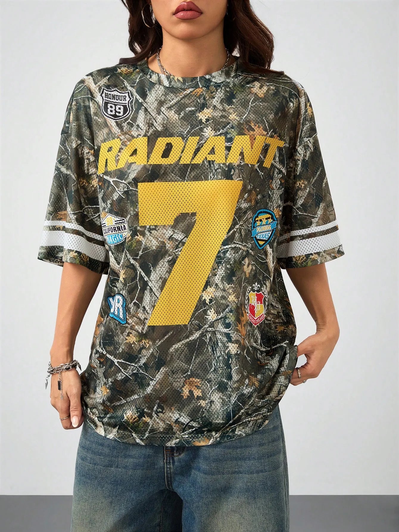 Graphics Athletic Over Size T Shirt