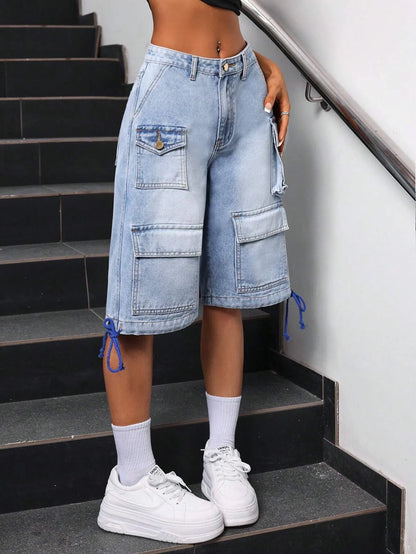 Plain Simple Denim Shorts