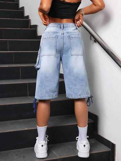 Plain Simple Denim Shorts