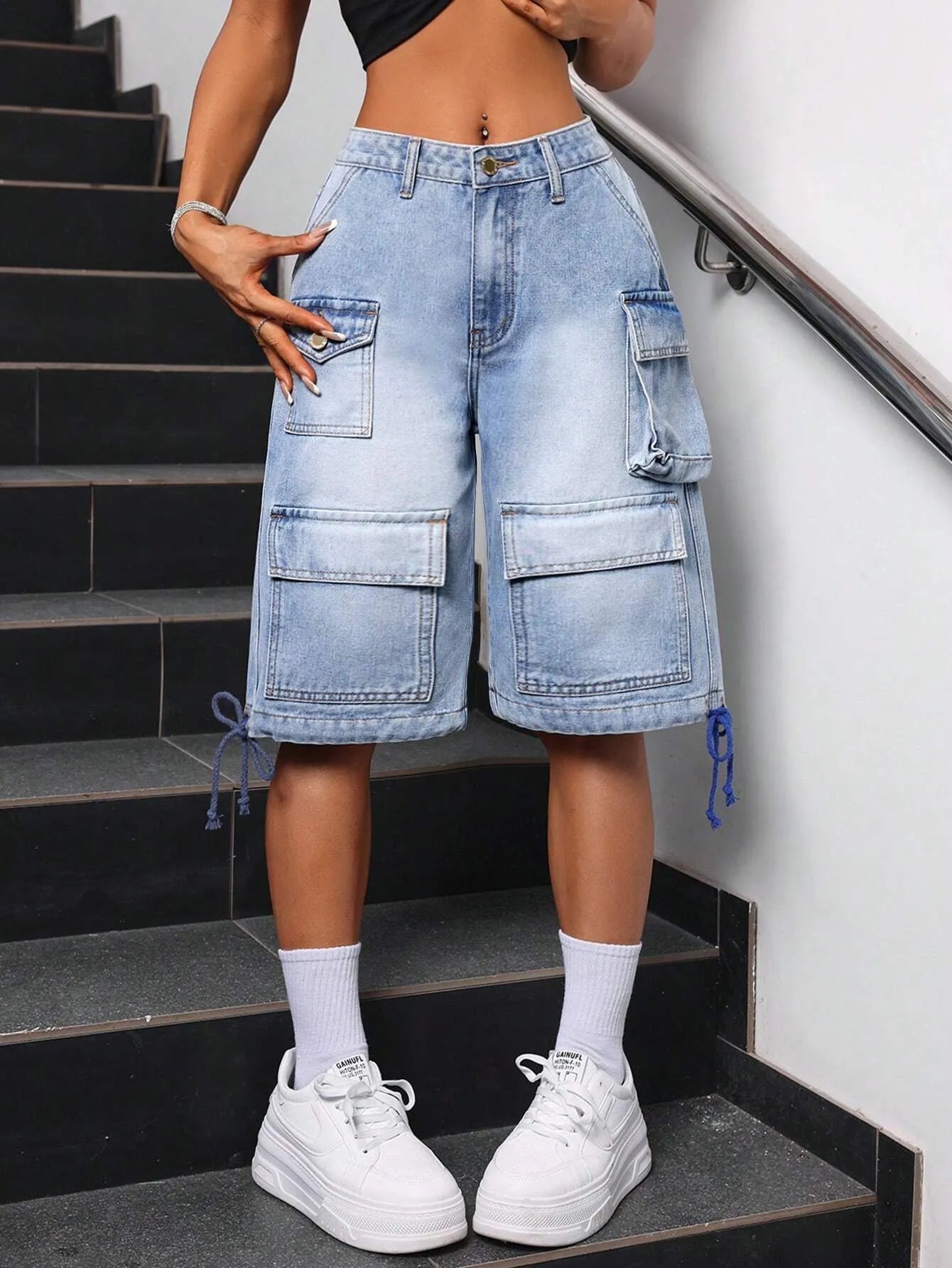 Plain Simple Denim Shorts