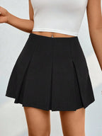 Pleated Mini Skirt