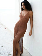 Beach Cutout Cami Long Dress