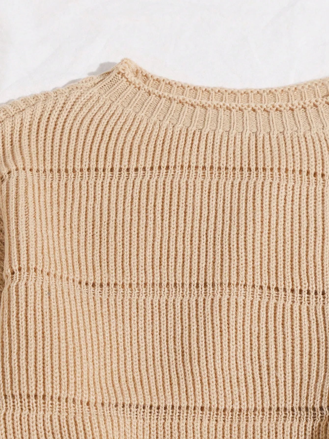 Round Neck Pullover Sweater