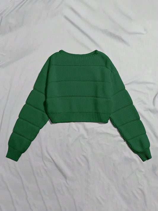 Round Neck Pullover Sweater