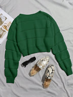 Round Neck Pullover Sweater