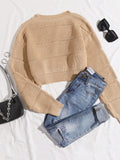 Round Neck Pullover Sweater