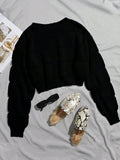Round Neck Pullover Sweater