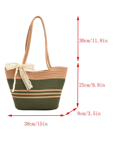 Medium Straw Tote Bag