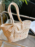 Casual Woven Straw Tote Bag