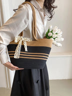 Medium Straw Tote Bag