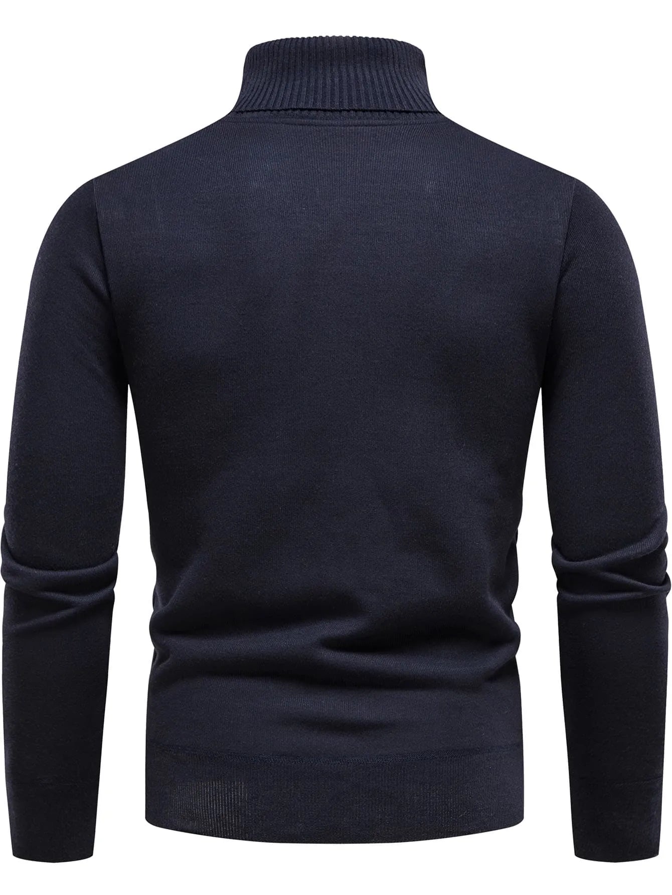 Men Solid Turtleneck Sweater