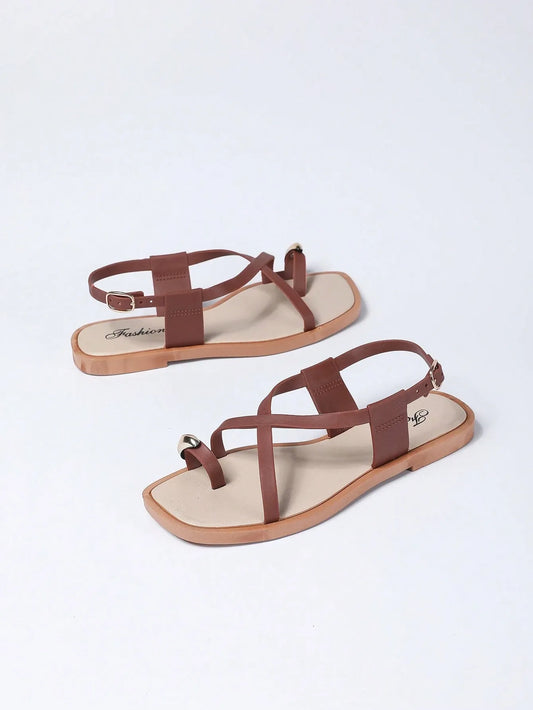 Ankle Strap Flat Sandals