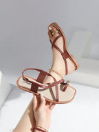 Ankle Strap Flat Sandals