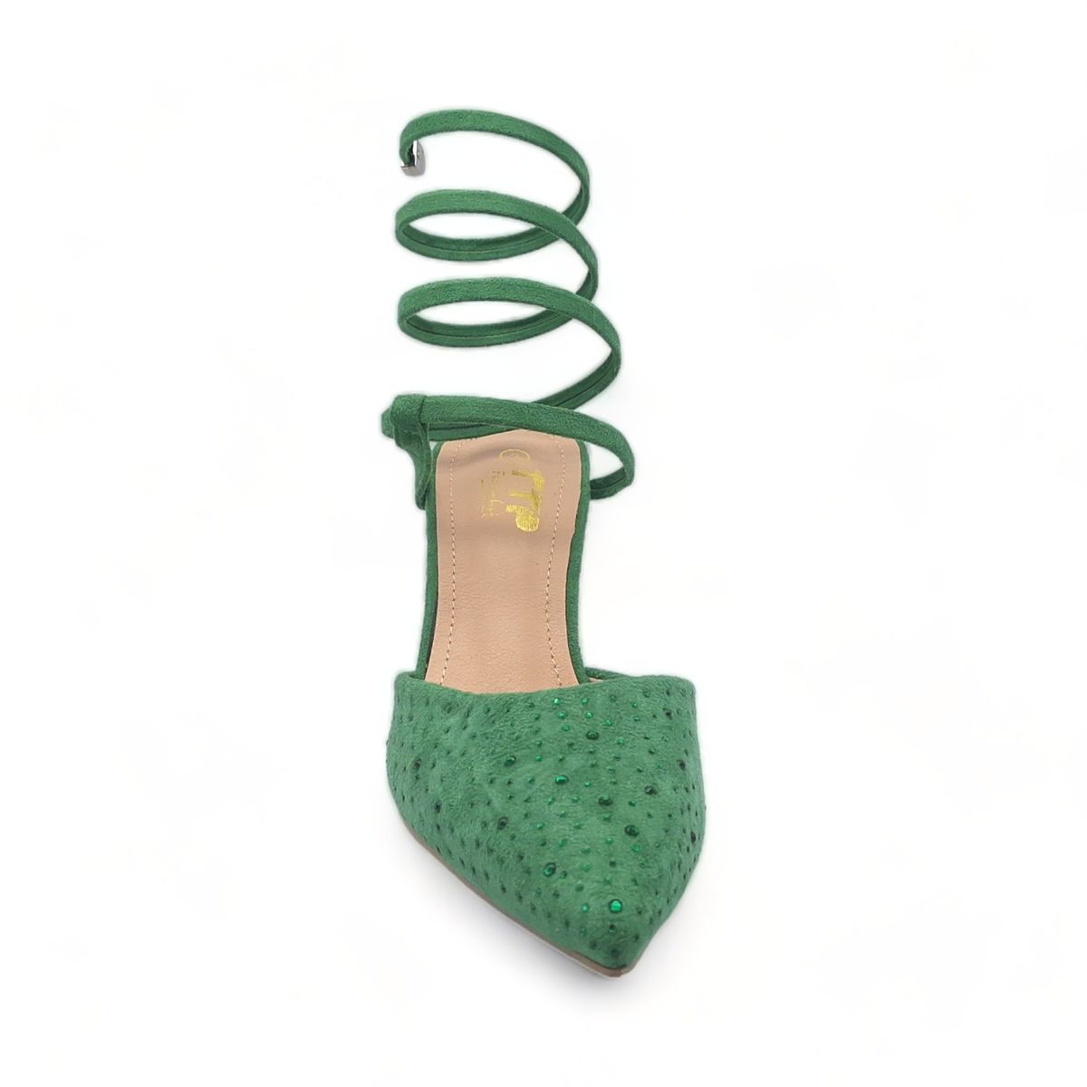 Spiral Ankle Wrap Heel