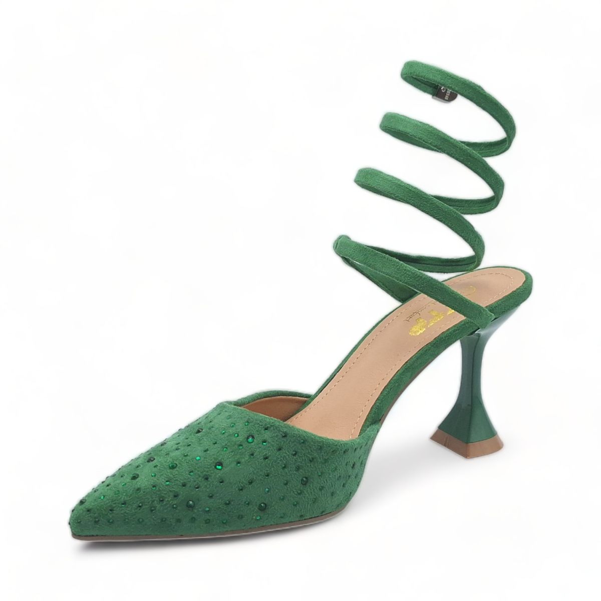 Spiral Ankle Wrap Heel