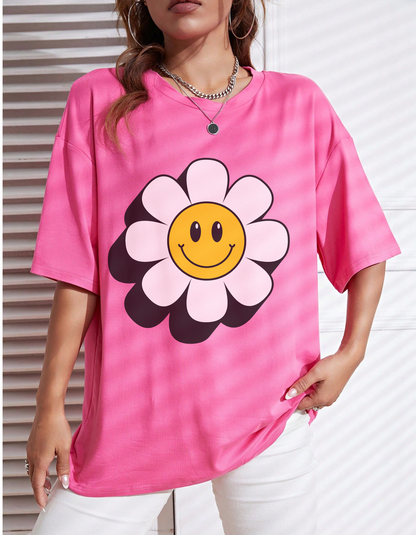 Rare Solid Drop Shoulder Oversized Tee