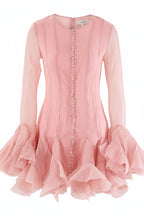 The Minimalist Ruffle Mini Dress
