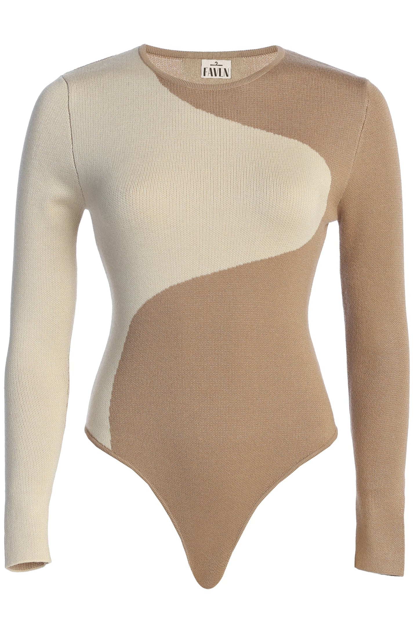 Colorblock Solid Slim Fit Bodysuit